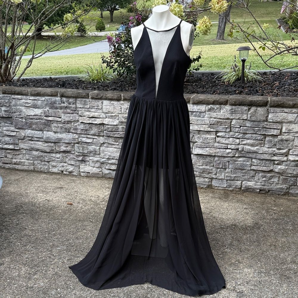 Dress the Population Elegant Black Evening Gown size L